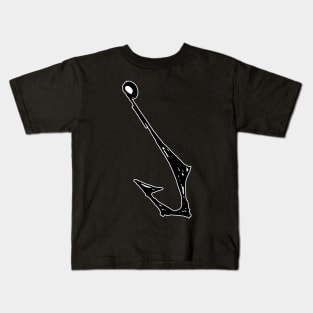 Dark and Gritty Fish Hook Kids T-Shirt